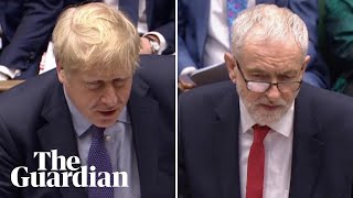 Boris Johnson and Jeremy Corbyn clash over climate change