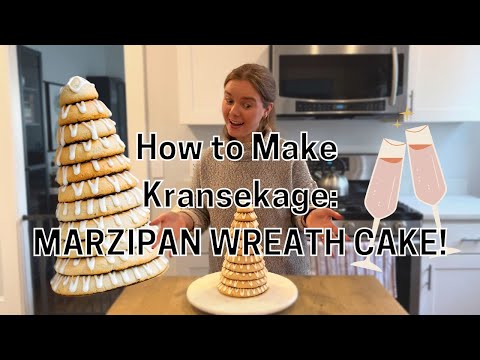 How to Make a Danish Kransekage! (Marzipan Wreath Cake)