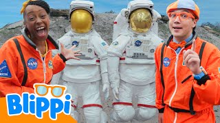 Blippi & Meekah Become Astronauts Space Training Adventure! | How Does It Work? Fun Facts for Kids!