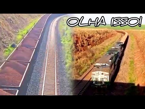 OLHA esse TREM que está passando na REGIÃO de SÃO SIMÃO GO.