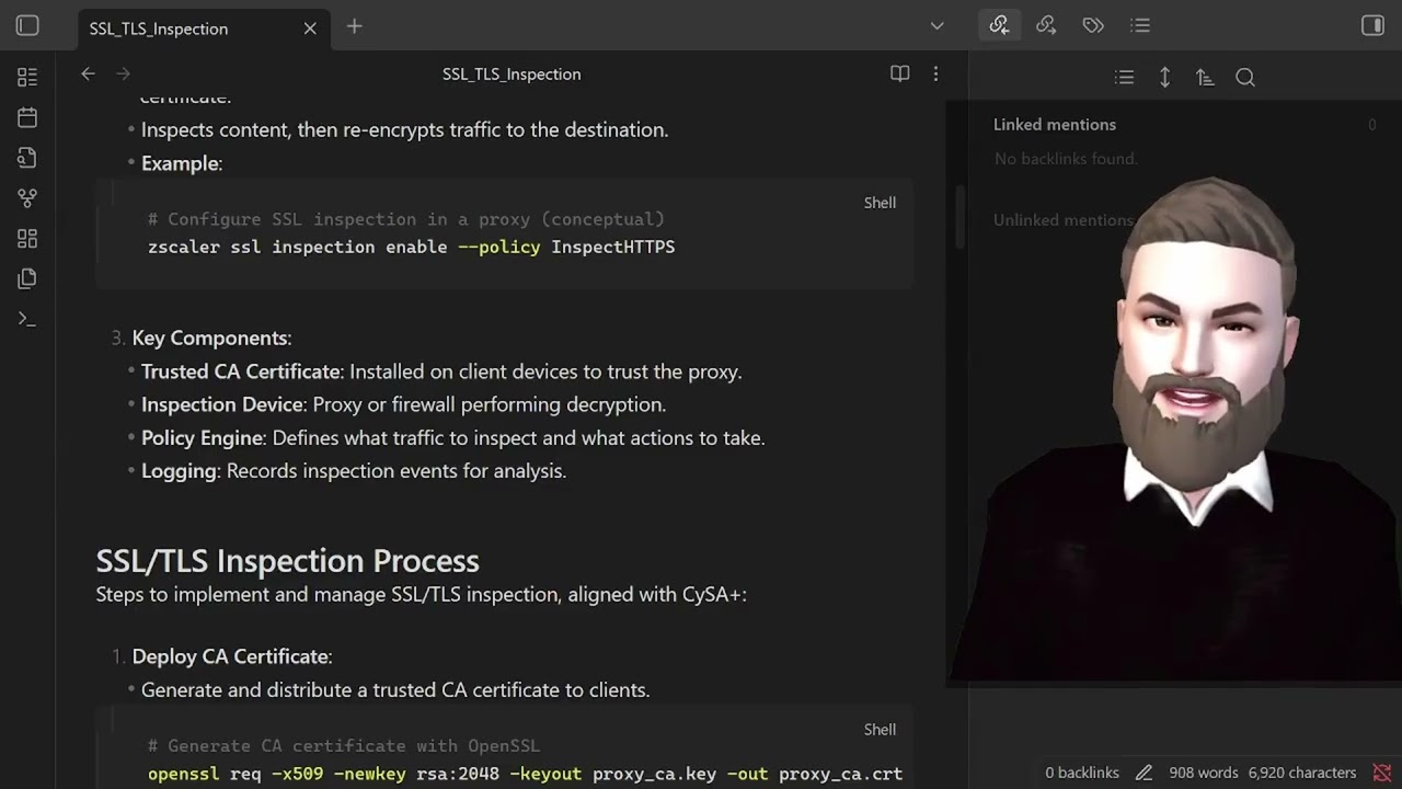 CySA+ SSL/TLS🕵️🔍Inspection Encrypted Traffic Analysis
