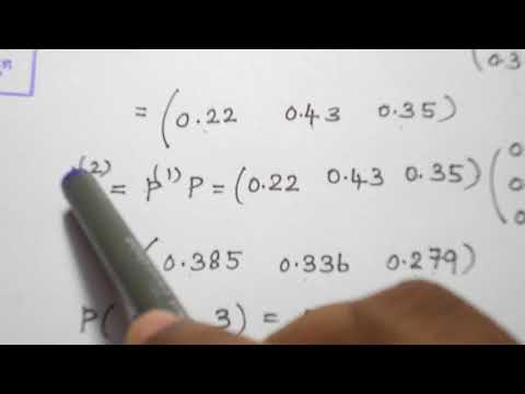 (ENGLISH) MARKOV CHAIN PROBLEM 1