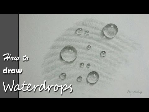 Mountains and Pine Tress Watercolor Pencil Landscape Drawing | steps to follow