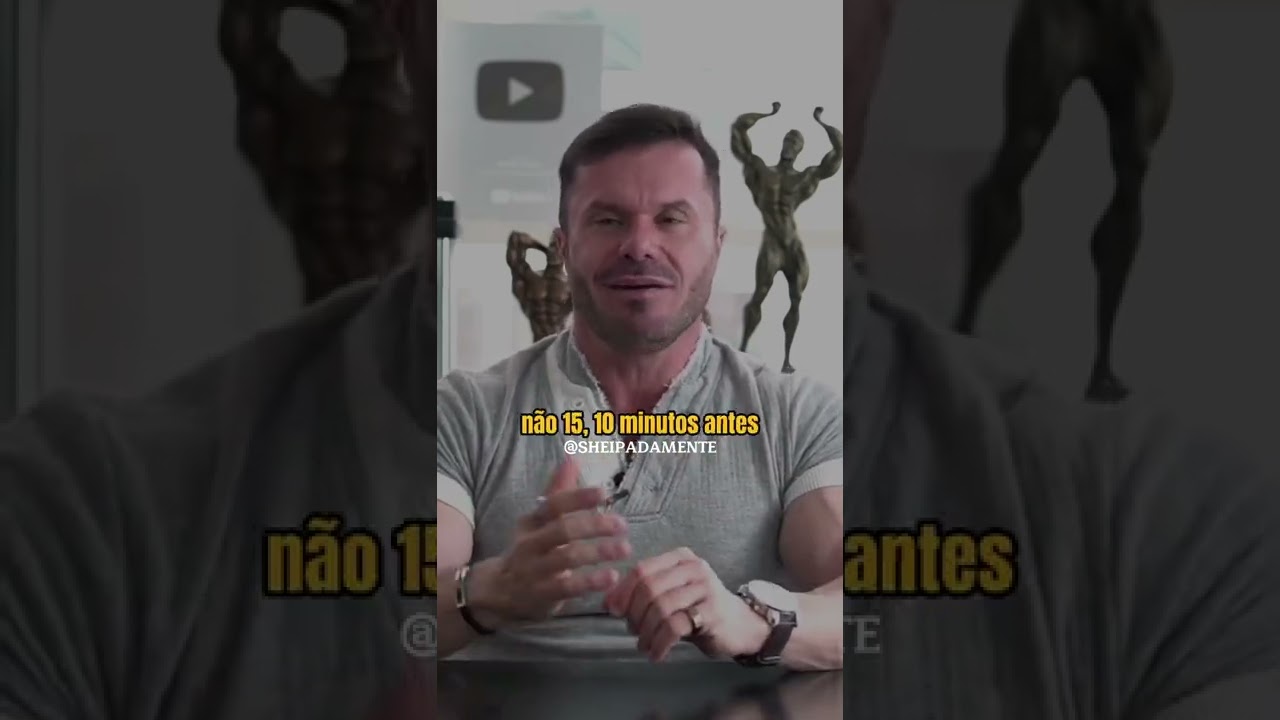 Renato cariani- Essa é a forma correta de tomar pré treino!! #shorts