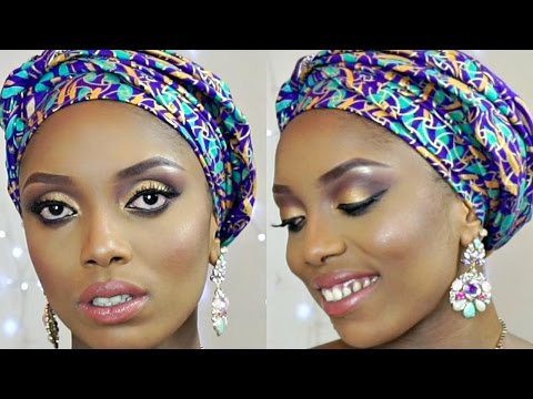 Ankara Inspired Makeup Tutorial Video