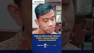 Download lagu Gibran Menjawab Terkait Video Ajakan Memilih Ganjar Pranowo #shorts mp3