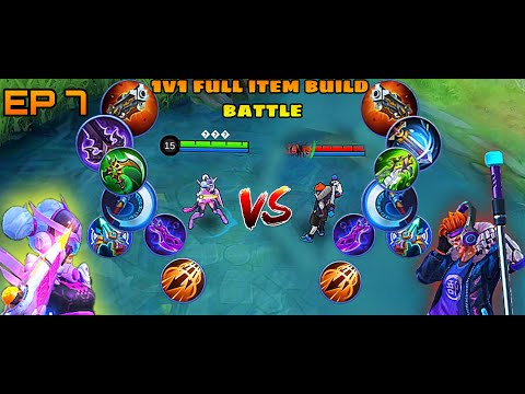 wanwan vs sun 1v1 full item build battle Episode 7 |Mobile legends | Differ