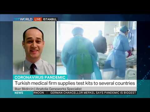 Anatolia Geneworks, İlker Bıldırcın, TRT World Newshour, Koronavirüs Saptama Kiti