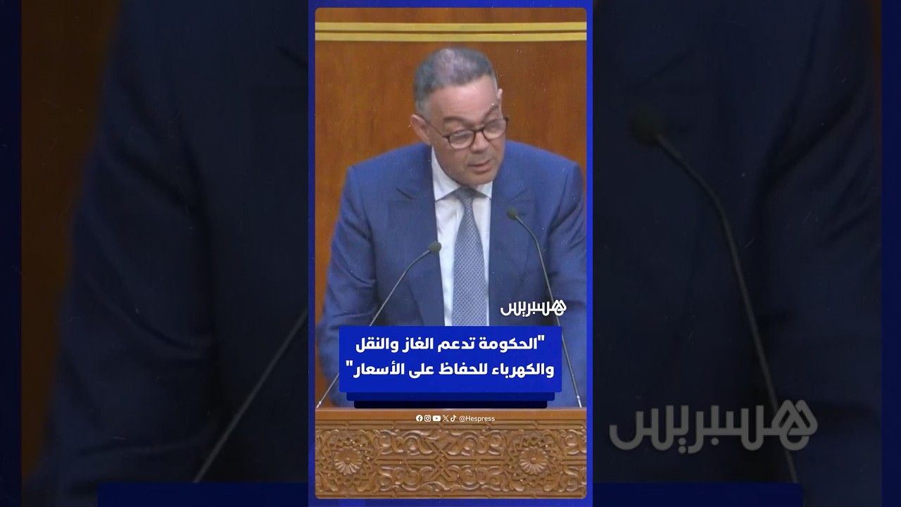لقجع: "الحكومة تدعم الغاز والنقل والكهرباء للحفاظ على استقرار الأسعار" thumbnail