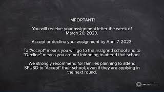 (English) How to Accept/Decline School Assignment in ParentVUE - 2023-2024 School Year