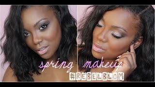 Spring Drugstore Makeup #Rebel Bloom