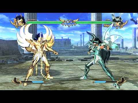 Phoenix Ikki God Cloth vs Dragon Shiryu God Cloth (Hardest AI) - Saint Seiya: Soldiers' Soul