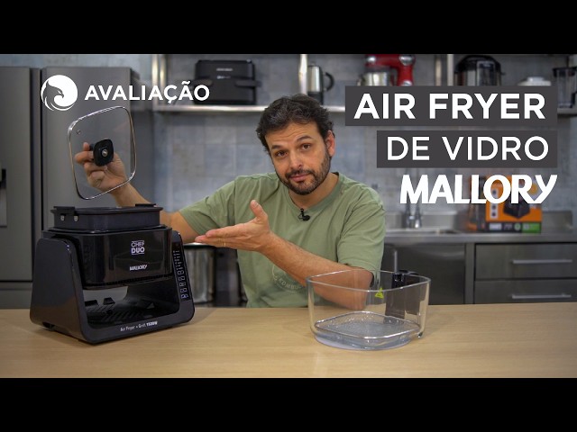 Imagem do vídeo da avaliação de Vidro Mallory Chef Duo 2 em 1