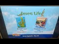 Reading Rainbow Desert Life Menu
