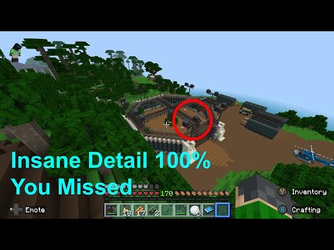 You Can't find this on the map in Minecraft Jurassic World DLC