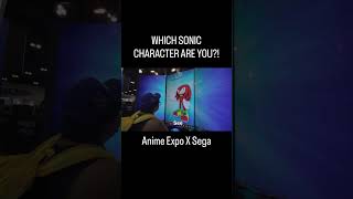 SONIC PERSONALITY QUIZ | Sega X Anime Expo #vlog #animeexpo #animeexpo2026 #sonicthehedgehog