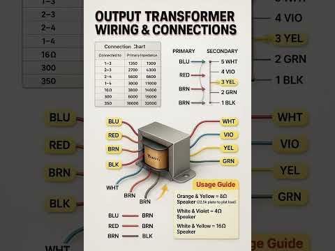 Output Transformer Wiring & Connections 🔌 | Easy Guide