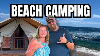Beach Camping in Maui! Camp Olowalu and Island Adventures
