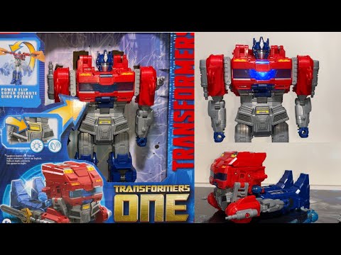 How to transform powerful Optimus prime figure. Transformers one movie full tutorial through 4 modes