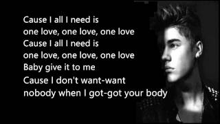 Justin Bieber- One Love (Lyrics)