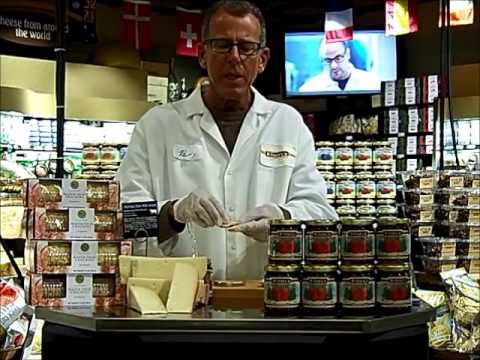 Kissel's Strawberry Basil Spiced Jam with Aged Gouda