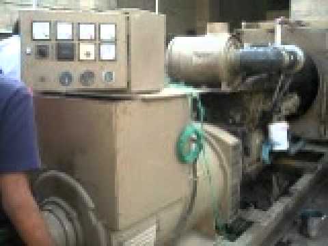 320 KVA  Diesel Generator set CUMMINS NT855 Load Testing at Maxim Power.AVI