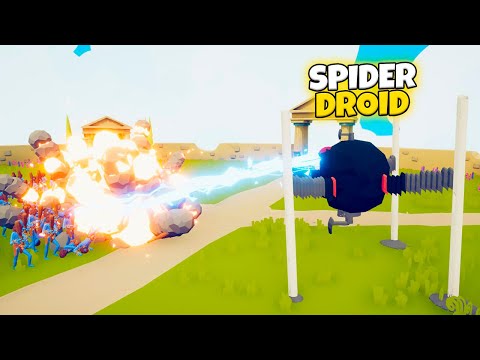 SPIDER DROID vs EVERY FACTION | TABS Unit Creator Gameplay