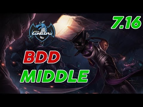 Longzhu BDD Lucian Mid Patch 7.16