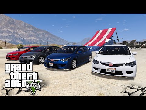 EKSPERIMEN MOBIL TERCEPAT DARI HONDA - GTA 5 MOD