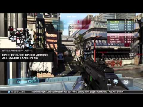 Optic Gaming  vs Vitality COD CHAMPS 2015 Game 3