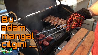 Apartmanda mangal nasıl yapılır ? Bu adam Mangal çılgını... KAR-MET Metal BBQ 75