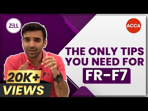 3 tips in 3 minutes for ACCA Financial Reporting Paper | Exam tips and tricks for ACCA FR