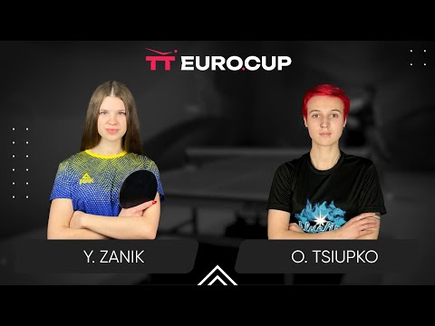 15:55 Yulianna Zanik - Oleksandra Tsiupko 06.08.2024 TT Euro.Cup Women Ukraine Star. TABLE 3