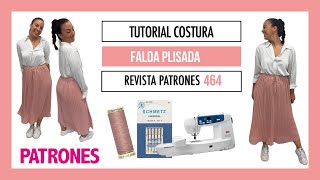Falda plisada — Revista Patrones nº464
