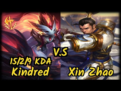TSM Akaadian (KINDRED) vs XIN ZHAO - 15/2/9 KDA JUNGLE GAMEPLAY - NA Ranked DIAMOND v9.6
