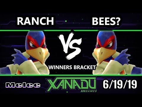 S@X 307 SSBM - Ranch (Falco) Vs. Bees? (Falco) Smash Melee Winners Round 2