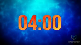 4 MINUTE COUNTDOWN TIMER