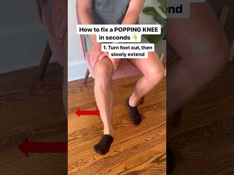 Fix A POPPING KNEE In SECONDS #shorts