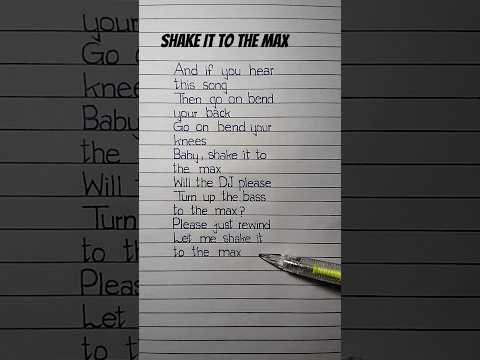 Shake It to the Max (FLY) - Lyrics #shakeittothemax #lyrics