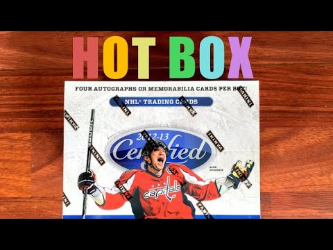 I GOT THE HOT BOX! - 12/13 Panini Certified Hockey Hobby Box Break
