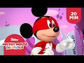 Jogue Como Super Heróis Com Mickey E Seus Amigos Compilado De 20 Minutos Mickey Mouse Funhouse