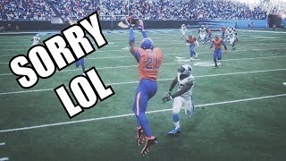 I TOLD YOU I HAD TO DO IT! (Madden 18 MUT Game Play)