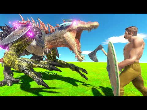 MUTATED Dinosaur EATS People - Animal Revolt Battle Simulator