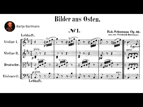 Schumann/Hermann - Bilder aus Osten, Op. 66 arr. for strings (1848/1878)