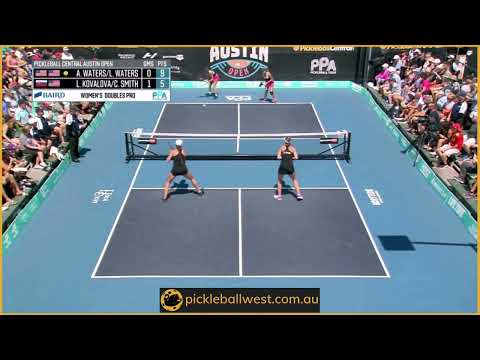 Epic pickleball rally with an ATP to finish - Women’s Pro Doubles PPA Tour