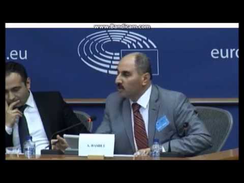 EuroNest PA. Azer Hasret speaking on media freedom