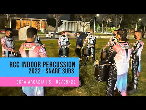 RCC Indoor Percussion - 2022  (Snare Subs)