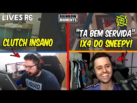 CLUTCH LINDO DO PALUH NA FPL, SNEEPY GANHANDO 1x4 INSANO, 5K DO NERD - MELHORES MOMENTOS LIVES R6