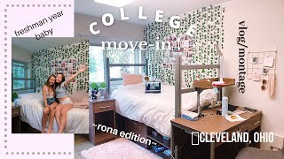 college move-in vlog+tour @ case western reserve university