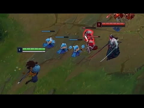 Level 1 Yasuo vs. Level 1 Yone